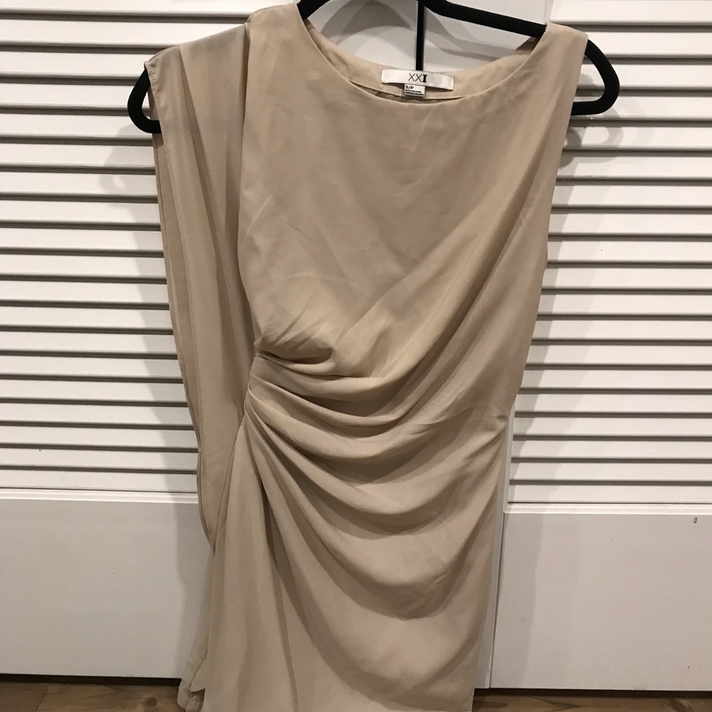 Rouched shift dress